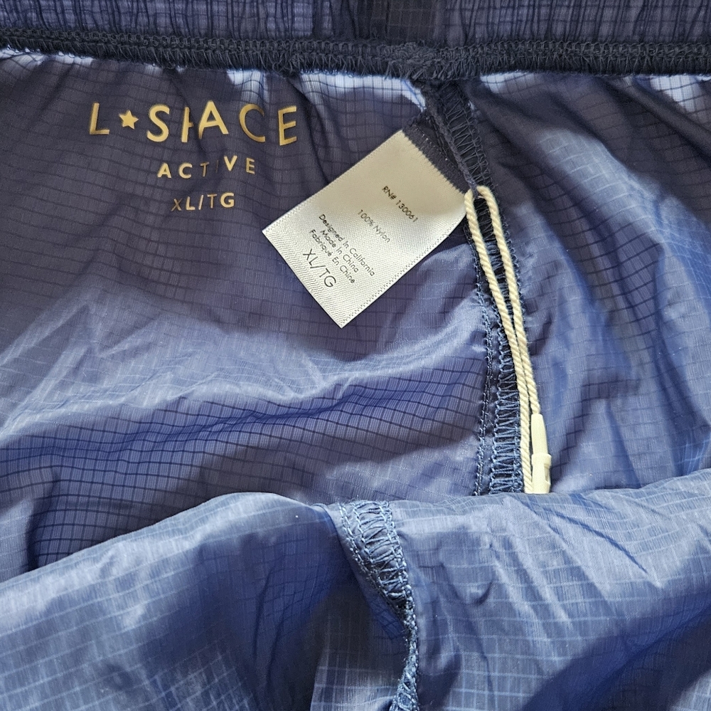 NWTS L*Space Women's Flyaway Active Blue Shorts Size XL - Picture 5 of 8
